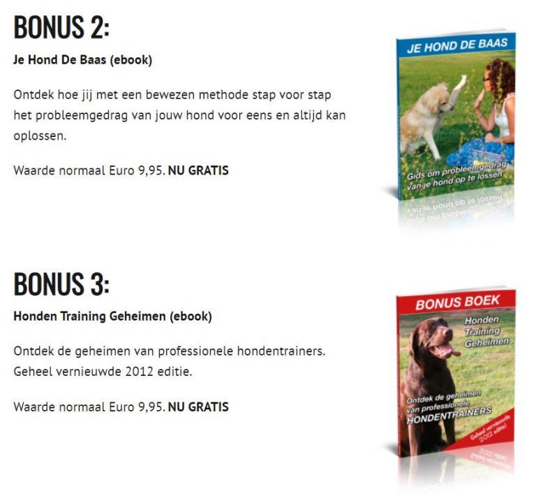 Bonus 2 en 3 Labrador-Handboek-LabradorTips